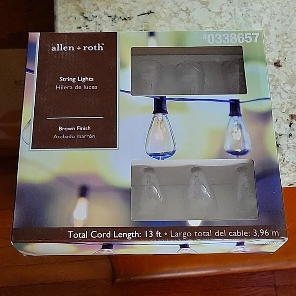 Allen + Roth string lights - Picture 1 of 5